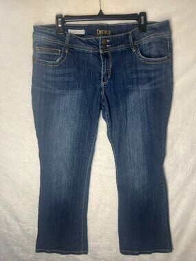 Decree Y2K boot cut jeans, junior Sz 17